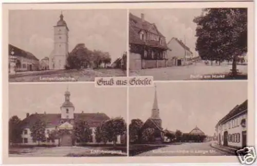 29074 Mehrbild Ak Gruß aus Gebesee um 1940