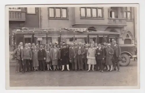 72399 Foto Ak Altenburg Busunternehmen A. Vogel 1927