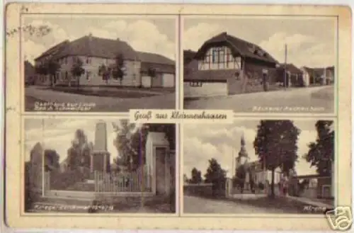 15429 Ak Gruß aus Kleinneuhausen Bäckerei usw. 1934
