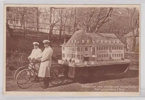 91187 Ak Bad Langensalza Modell des Schwefelbad Langensalza um 1920