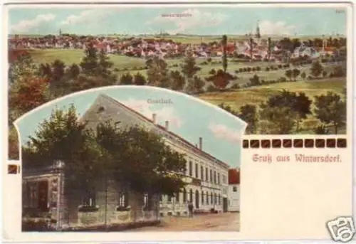 23249 Mehrbild Ak Gruß aus Wintersdorf Gasthof 1910