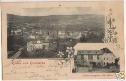 05787 Mehrbild Ak Gruss aus Gumperda Gasthof 1905