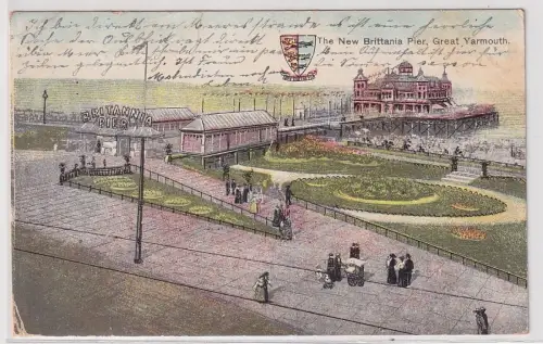 902264 Ak Great Yarmouth - The New Brittania Pier um 1910