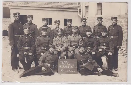 904993 Foto Ak 17. Komp. II. Res.Div. Landst. Inf.R. 101 Graudenz Grudziądz 1915
