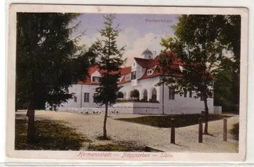 59790 Ak Hermannstadt Nagyszeben Sibiu Waldwirtshaus 1919