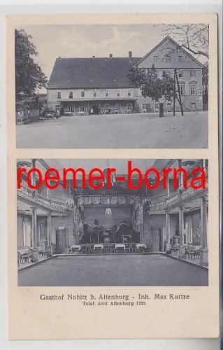 07991 Mehrbild Ak Gasthof Nobitz b. Altenburg Inh. Max Kurtze 1929