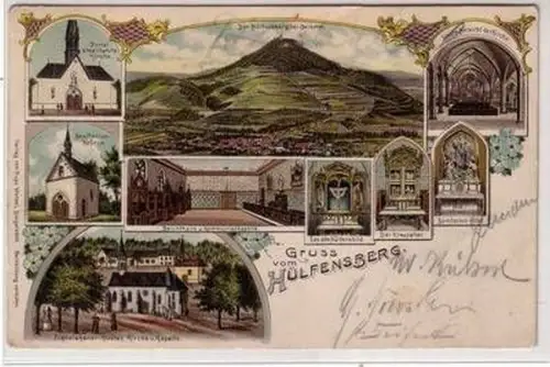 51216 Ak Lithographie Gruß vom Hülfensberg 1906