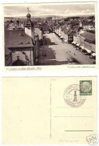 04831 Ganzsachen Ak 600 Jahrfeier Schmölln 1938