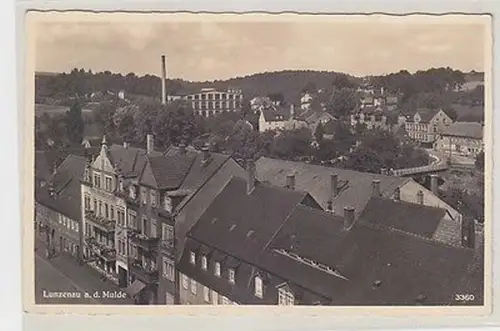 00683 Ak Lunzenau an der Mulde Totalansicht um 1930