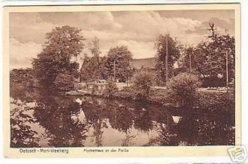 05301 Ak Oetzsch Markkleeberg Fischerhaus an der Pleiße