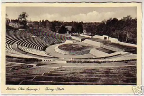 07175 Ak Borna Bez. Leipzig Thing Platz 1936