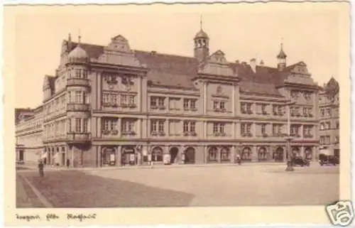 23766 Ak Torgau / Elbe Rathaus um 1930