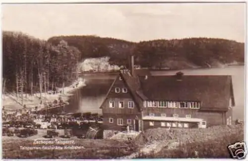 24900 Ak Zschopau Talsperre Gaststätte Kriebstein 1935