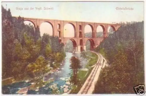 27165 Ak Gruß aus der vogtländischen Schweiz 1907