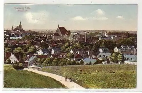 32248 Ak Freiberg in Sachsen Totalansicht 1912