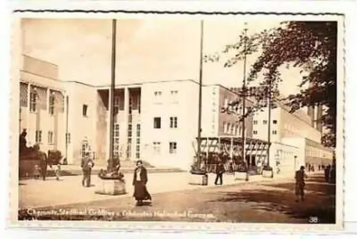 34650 Foto Ak Chemnitz Stadtbad um 1940