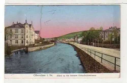 36298 Ak Olbernhau äussere Grünthalerstrasse 1923