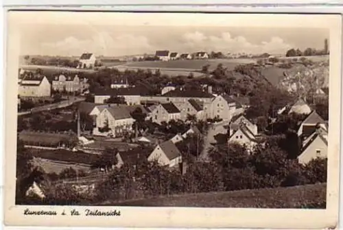 37730 Ak Lunzenau in Sachsen Teilansicht 1954
