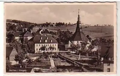 38821 Ak Seiffen im Erzgebirge Totalansicht um 1940