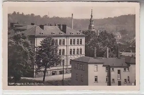 42925 Ak Lunzenau an der Mulde Schule um 1930