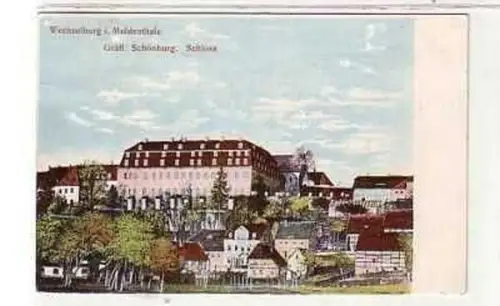 39233 Ak Wechselburg im Muldental Schloss 1903