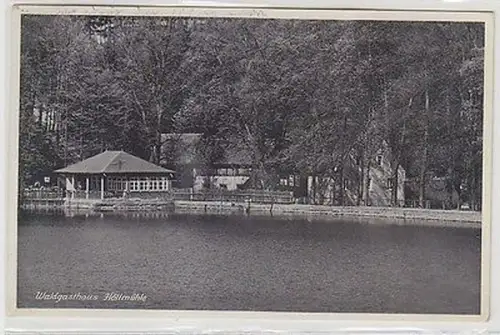 46617 Ak Waldgasthaus Höllmühle bei Penig 1938