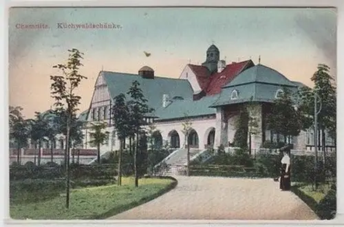 59994 Ak Chemnitz Küchwaldschänke 1913