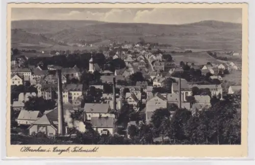 03316 Ak Olbernhau im Erzgebirge Teilansicht um 1940