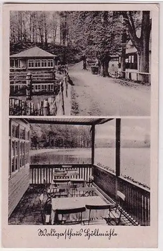 66794 Ak Waldgasthaus Höllmühle bei Penig / Muldental um 1950