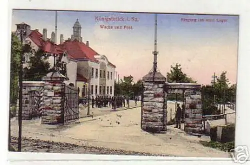 15037 Feldpost Ak Königsbrück i.Sa. Wache und Post 1916