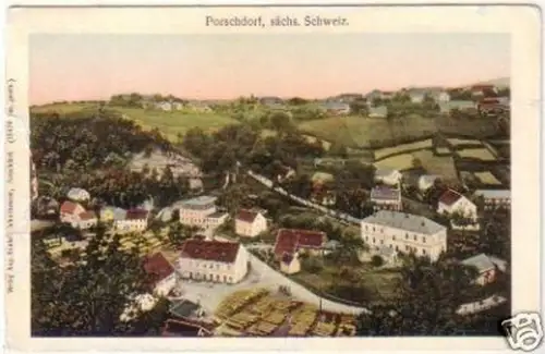 19642 Ak Porschdorf sächsische Schweiz 1913