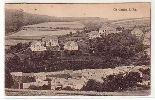 25437 Ak Gottleube in Sachsen Totalansicht 1922