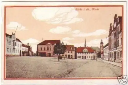 25058 Ak Rötha in Sachsen Markt 1942