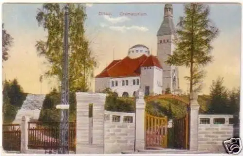 25875 Ak Zittau Crematorium 1911