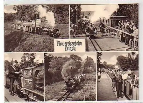 26587 Mehrbild Ak Pioniereisenbahn Leipzig 1968