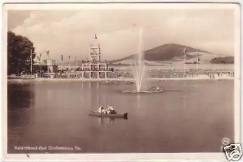 24372 Ak Wald-Strand-Bad Großschönau Sachsen um 1920