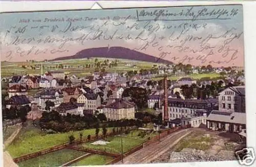 31469 Ak Blick vom Fr. August Turm nach Bärenstein 1921