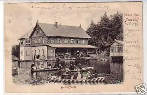 33670 Ak Gruss aus Jonsdorf Gondelfahrt 1904