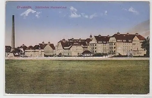 63303 Feldpost Ak Chemnitz Städtisches Krankenhaus 1916