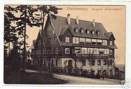 schöne Ak Oberbärenburg Berghotel Friedrichshöhe um1910
