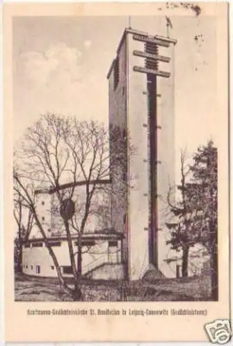 24796 Ak Leipzig Connewitz Gedächtniskirche 1930