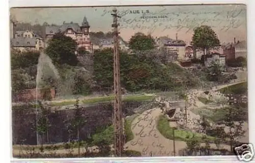 31547 Ak Aue in Sachsen Teichanlagen 1911