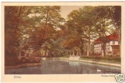 25393 Ak Zittau Weinau Park um 1930