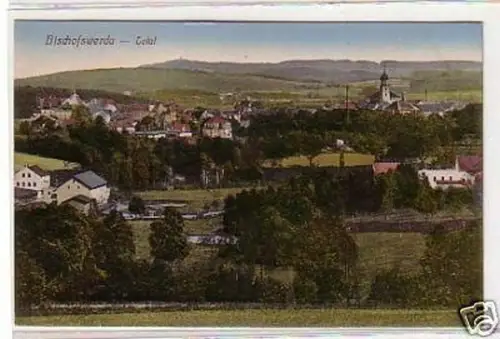 31589 Ak Bischofswerda Totalansicht 1917
