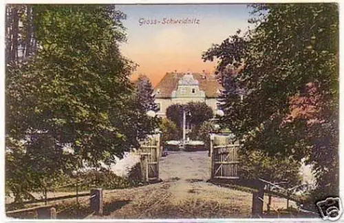 32303 Ak Gross Schweidnitz Ortsansicht um 1910