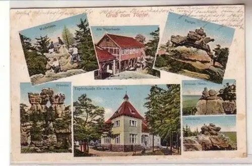 36979 Feldpost Mehrbild Ak Gruß vom Töpfer 1915