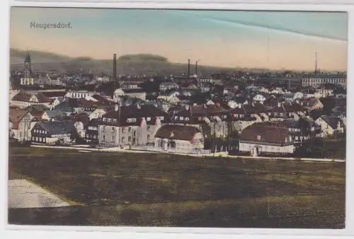 78368 Ak Neugersdorf Totalansicht um 1910