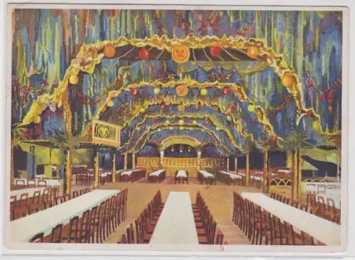 97404 Ak Festhalle und Keglerheim Annaberg um 1940