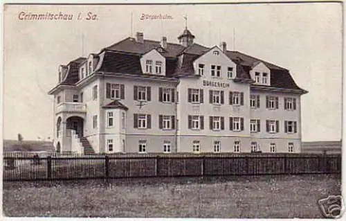 07656 Ak Crimmitschau in Sachsen Bürgerheim 1939