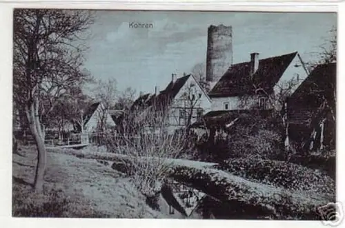 09716 Ak Kohren Blick auf den Ort um 1920